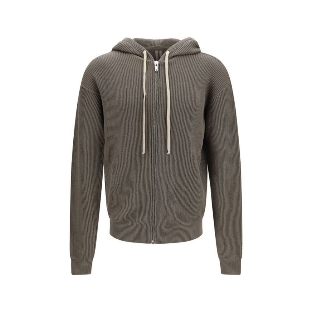 Rick Owens Gray Wool Oves Aries Men's Hoodie